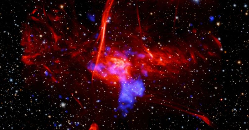 A supernova remnant may have been found near the Milky Way's central supermassive black hole