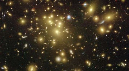 Astronomers have caught the first-ever glimpse of star-forming gas in early galaxies