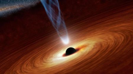 Supermassive black holes seen 'burping' years after devouring unlucky stars