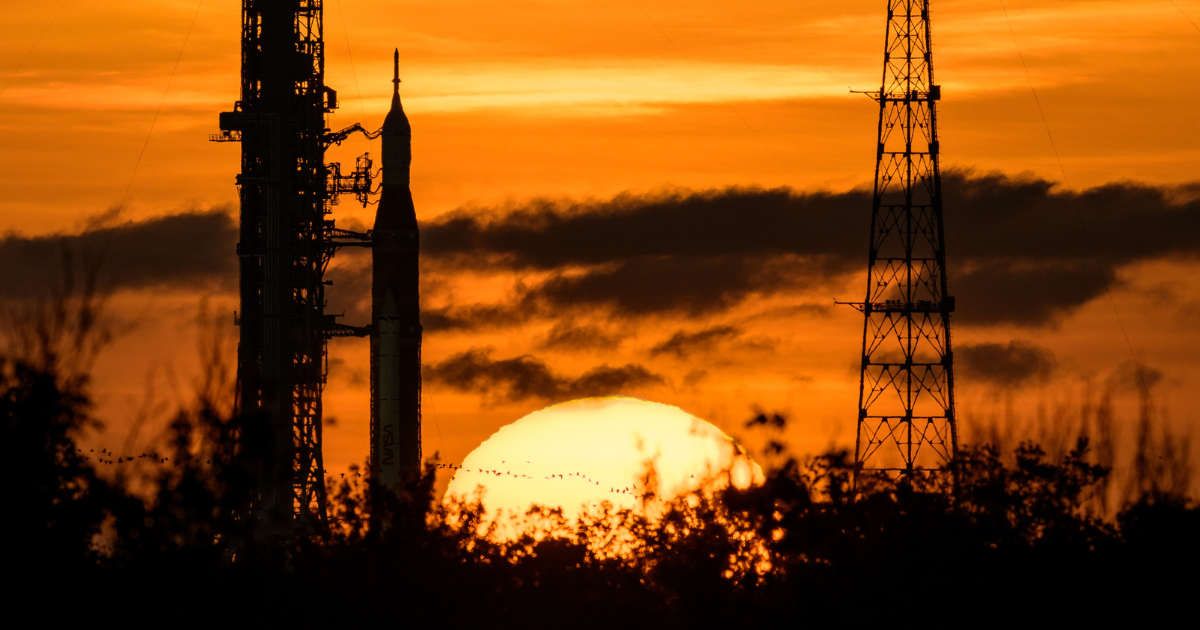 NASA’s Moon-bound Space Launch System (SLS) rocket for Artemis I at Launch Pad 39B of KSC. (Cover Image Source: NASA | Bill Ingalls)