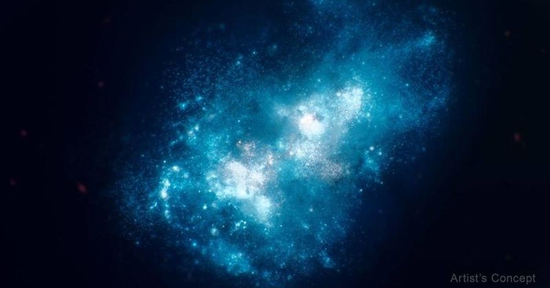 Hubble sees starlight from a galaxy just 1.4 billion years after the Big Bang—what did it reveal?