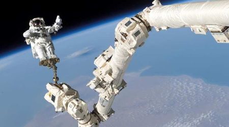 US Spacewalk 95: NASA astronauts Jessica Meir and Chris Williams replace faulty Canadarm2 on ISS