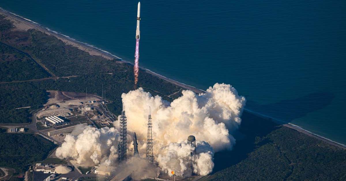 A New Glenn rocket lifts off LC 36 from Cape Canaveral Space Force Station. (Representative Cover Image Source: Blue Origin)