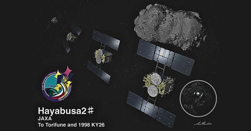Japan’s Hayabusa2 completes high-speed flyby of asteroid Torifune, releases new images