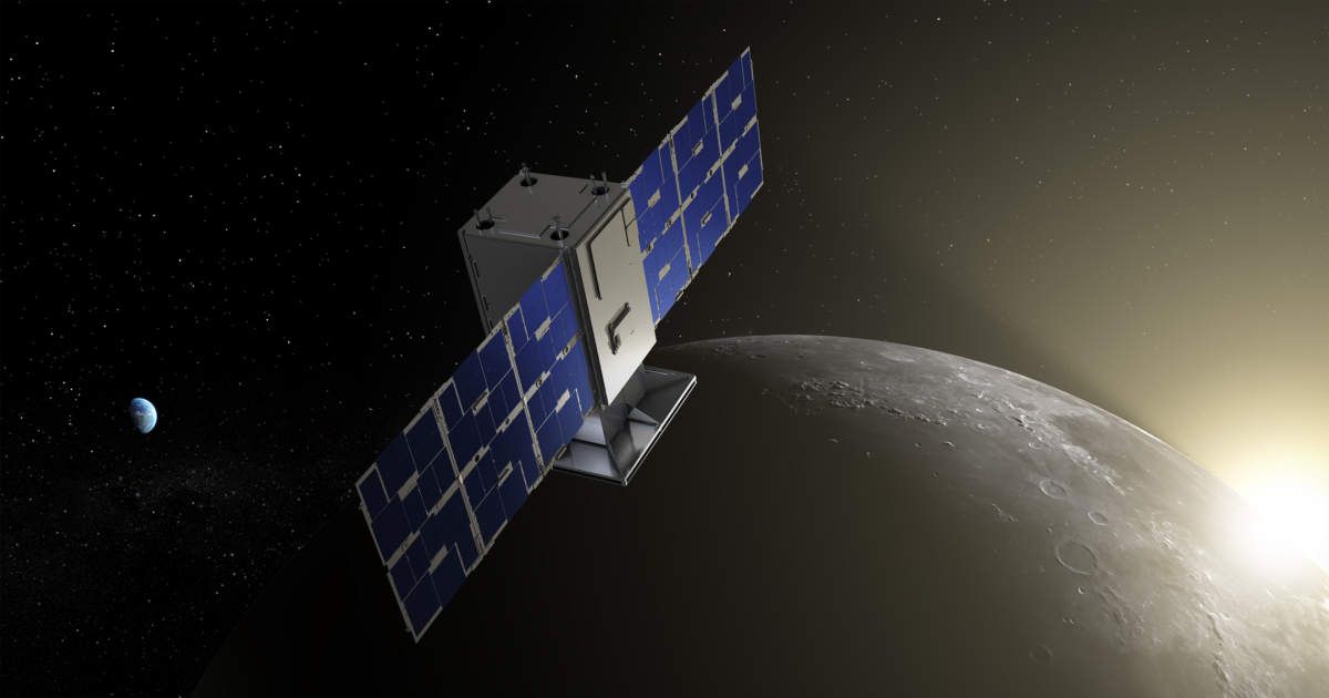 Illustration of NASA's CAPSTONE in cislunar space with lunar sunrise. (Representative Image Source: NASA | Daniel J. Rutter) 