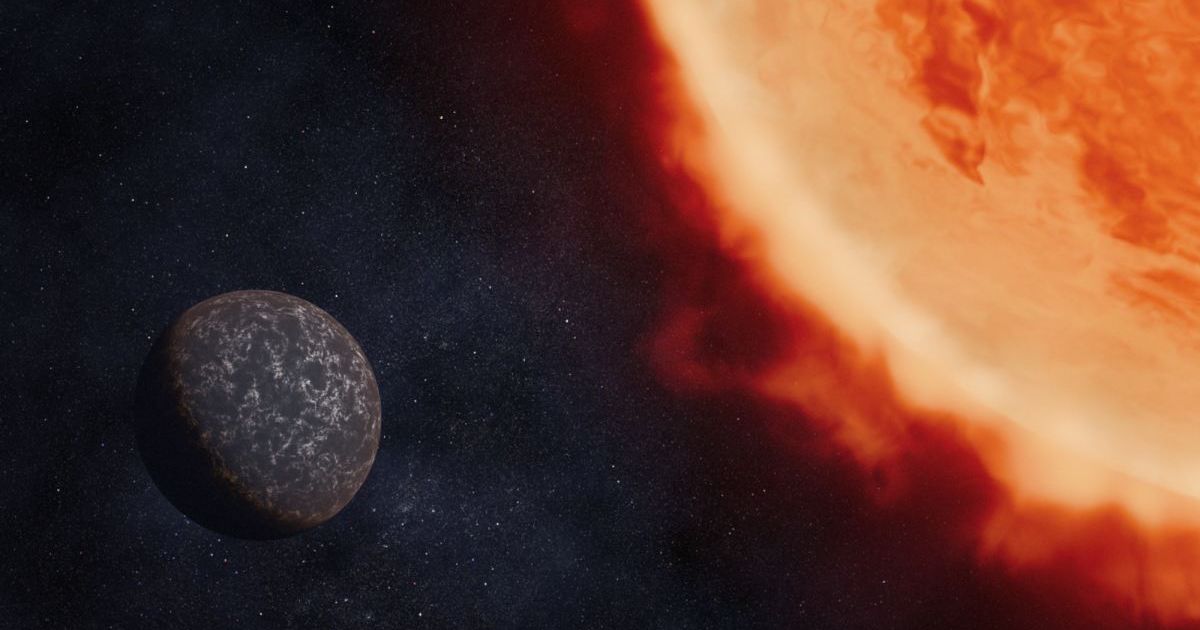 Illustration showing what exoplanet LHS 3844 b could look like. (Representative Cover Image Source: NASA, ESA, CSA, Dani Player (STScI))