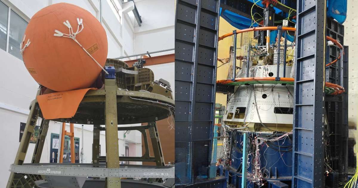 ISRO's Gaganyaan Crew Module systems being tested. — (Image Source: ISRO)