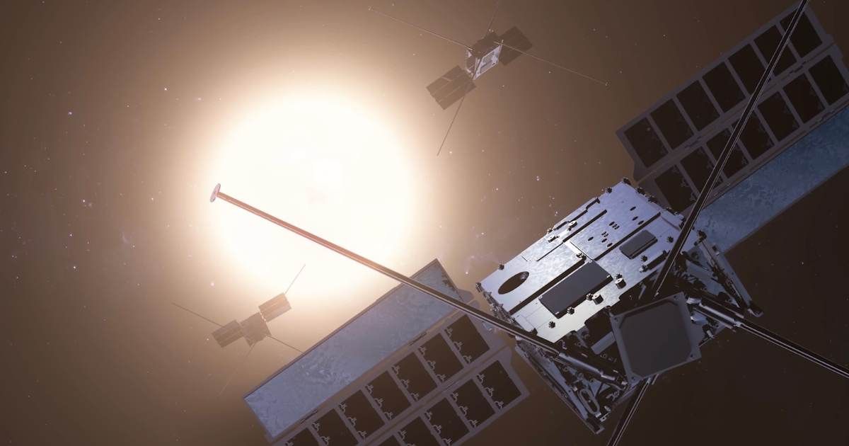 Artist’s concept of NASA’s SunRISE mission. (Representative Image Source: NASA JPL YouTube) 