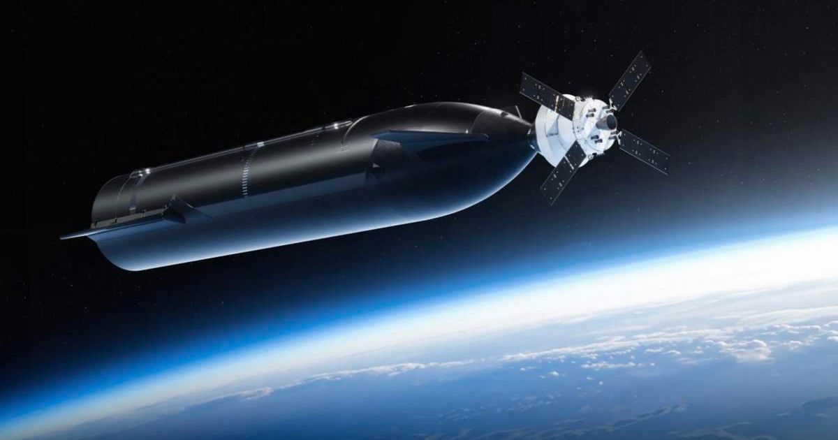 Artist’s concept showing SpaceX Starship HLS test article docked with NASA’s Orion spacecraft for Artemis III. (Representative Cover Image Source: SpaceX)