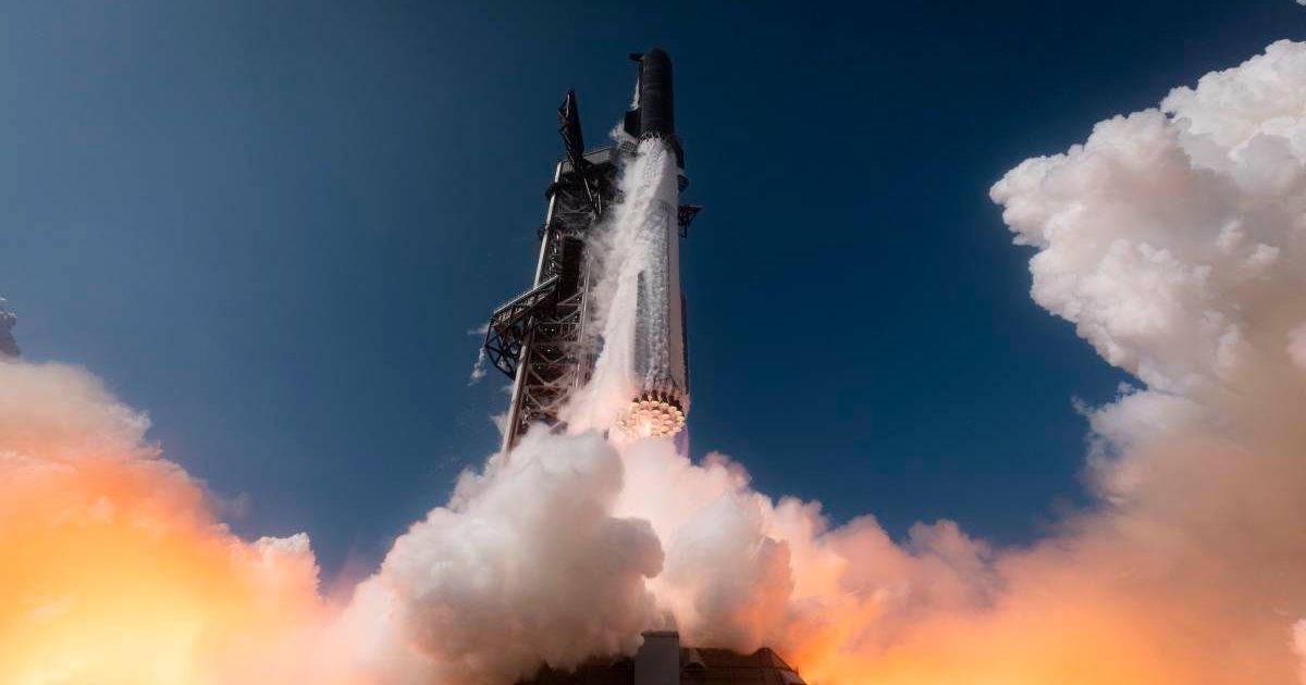 Starship V3 launching on its debut flight on May 22, 2026. (Cover Image Source: SpaceX)