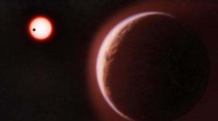 Scientists discover nearby super-Earth is leaking helium into space, revealing its atmosphere