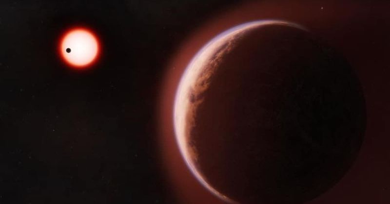 Scientists discover nearby super-Earth is leaking helium into space, revealing its atmosphere