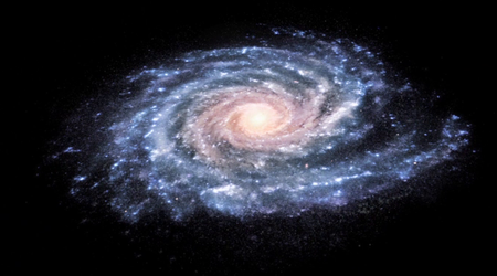 Milky Way may have tilted sideways after collision with a dwarf galaxy 10 billion years ago