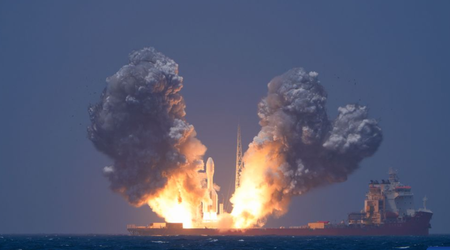 Private Chinese rocket Gravity-1 accomplishes third launch from sea, deploys nine satellites in orbit