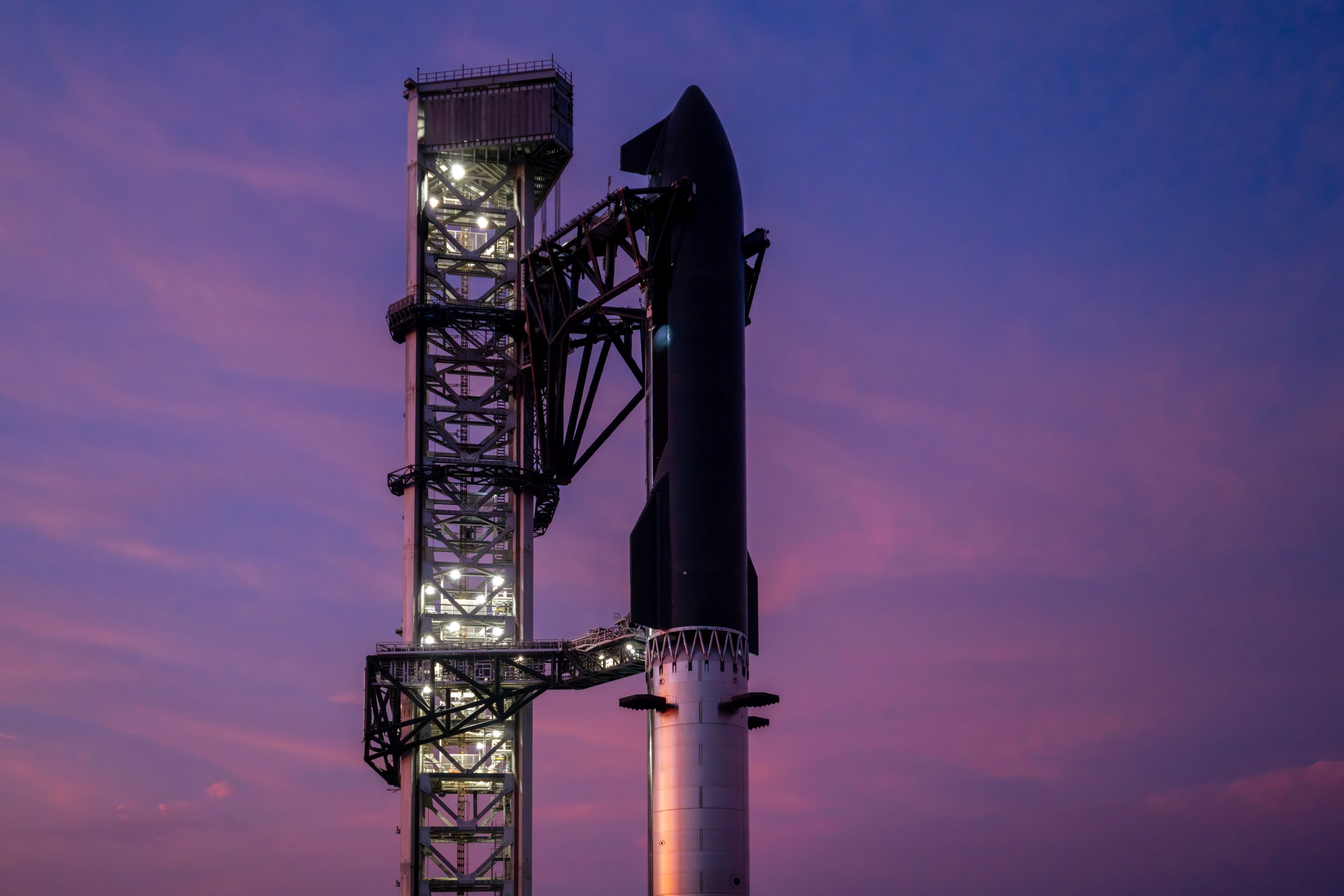 Starship V3 at SpaceX's Starbase in Texas, July 23, 2026.
