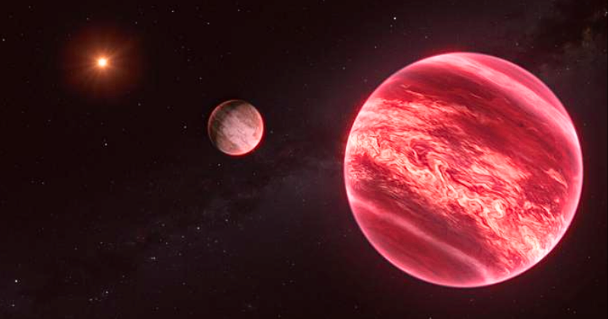 This illustration shows the system around the star CD-35 2722, with the newly found moon-like object at the center. (Representative Cover Image Source: ESO/M. Kornmesser, via EurekAlert; edited via Canva)