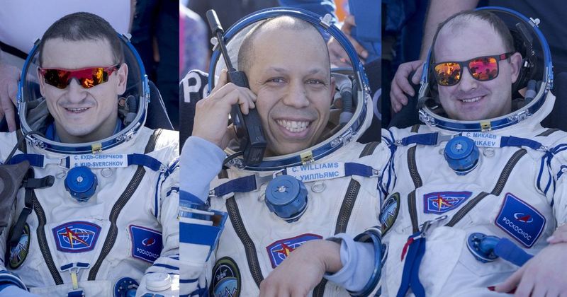 Three astronauts land on Earth after 8-month stay aboard International Space Station—watch video