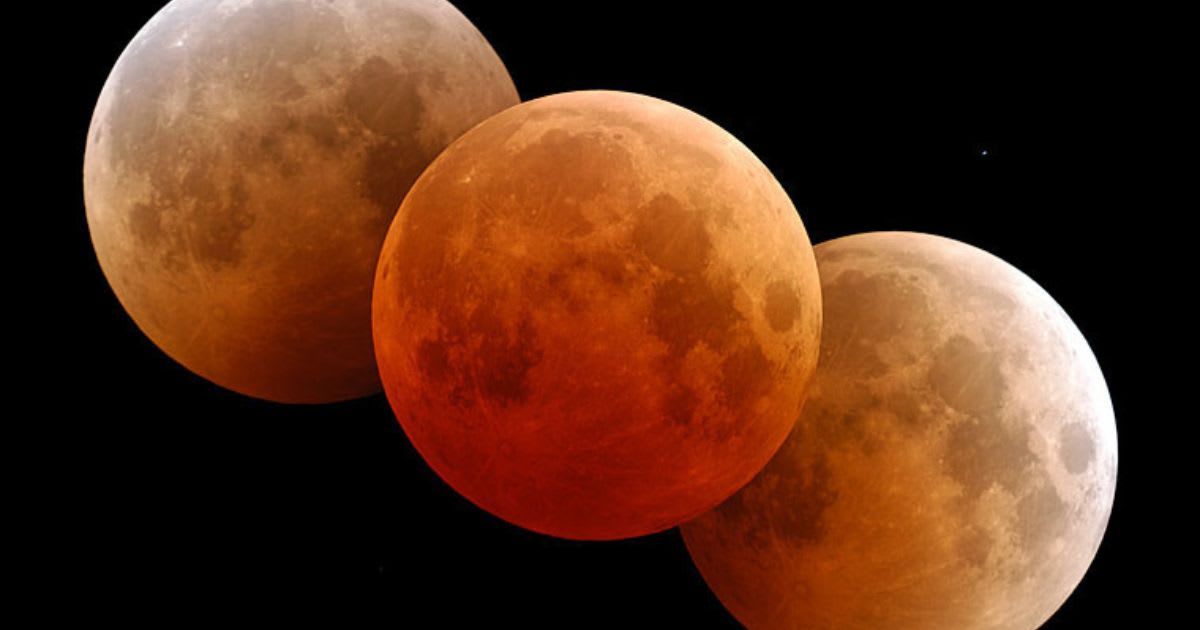 A stock image of four total lunar eclipses illuminated North American skies in April (Cover Image Source: NASA's Goddard Space Flight Center)