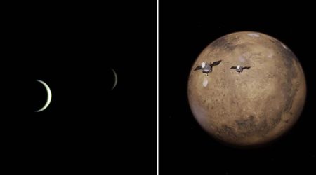 NASA’s Mars-bound ESCAPADE mission snaps family portrait of Earth and the Moon