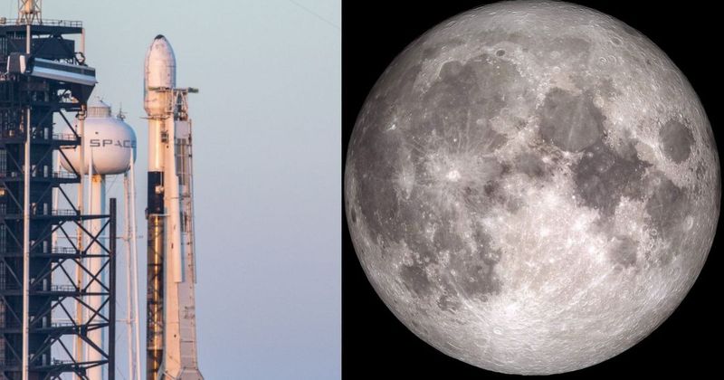SpaceX Falcon 9 rocket debris to crash into the Moon on August 5 at 5,400 mph—can you see it?