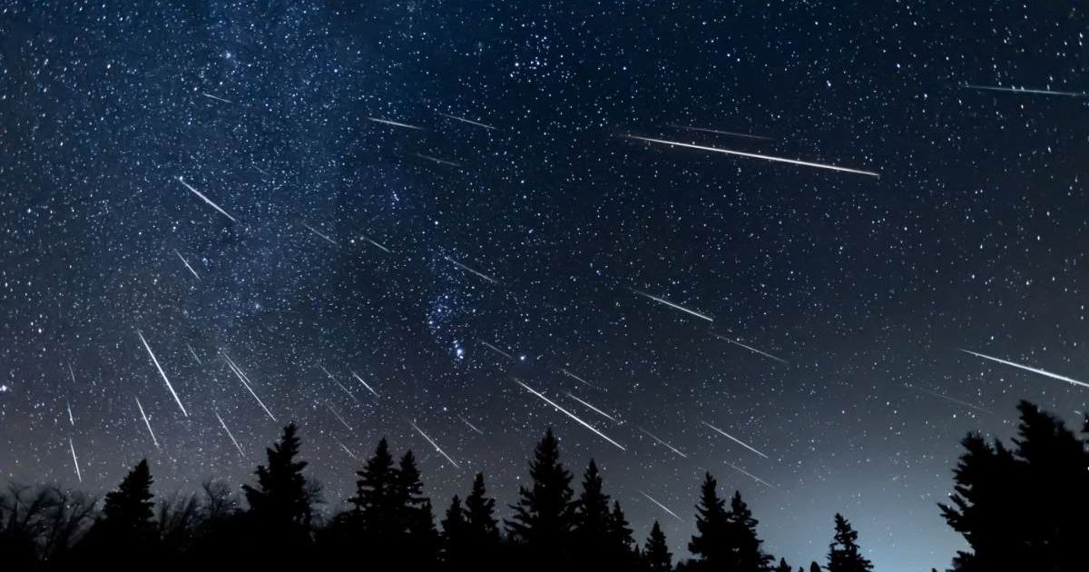 Meteor shower composite created from 44 individual photos that include the Milky Way. (Representative Image Source: Getty Images | Photo by Craig Taylor)