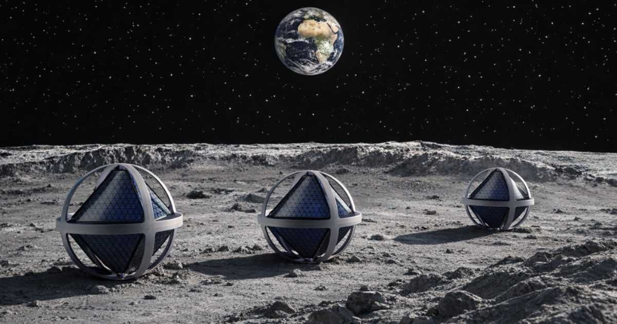 Bounced African Low Lunar Sphere (BALLS) in a 3D Visualisation on the lunar surface. (Representative Cover Image Source: FSDA)