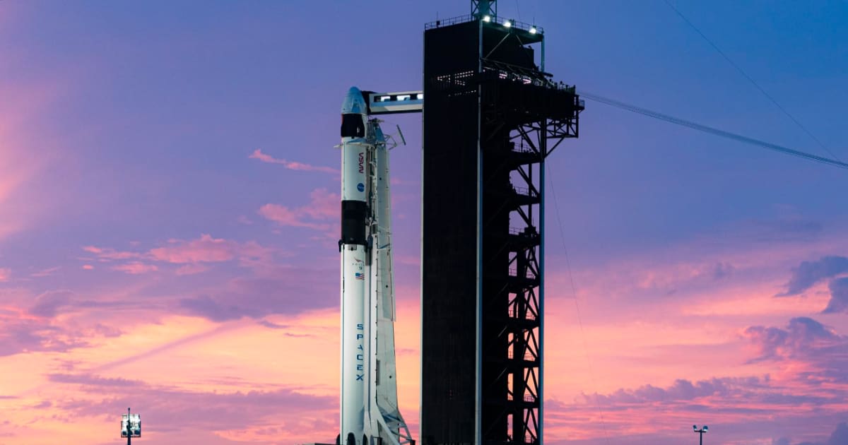 Dragon and Falcon 9 ready for launch at Launch Complex 39A. (Cover Image Source: SpaceX website)