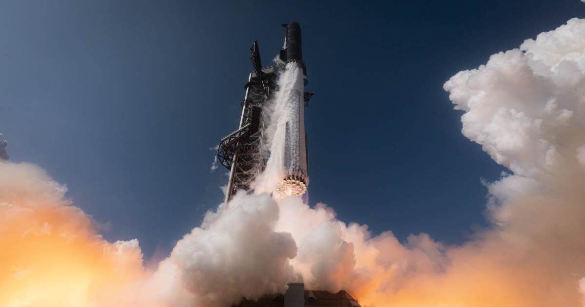 Starship V3 launching on its debut mission. (Representative Cover Image Source: SpaceX)
