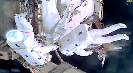 NASA astronauts Anil Menon, Jessica Meir complete 96th U.S. spacewalk outside the ISS