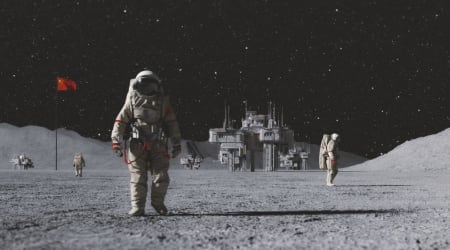 Robot dogs on the Moon? China could use them to build and guard permanent lunar bases, says report