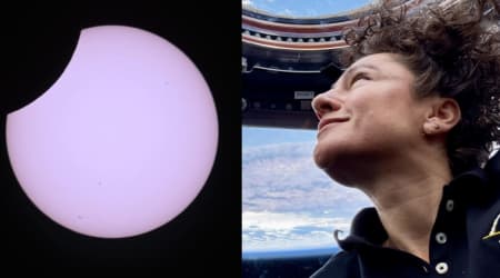 August 12 solar eclipse from International Space Station: NASA astronaut Jessica Meir shares photos