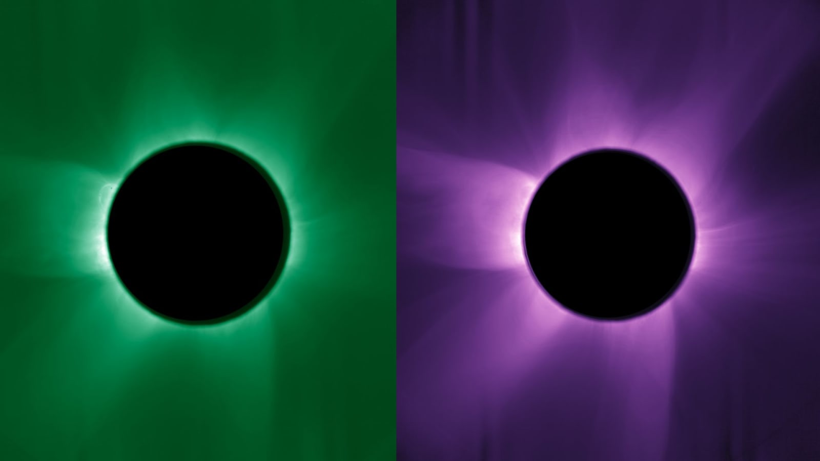 View of the solar corona by Proba-3's coronagraph called ASPIICS, May 23, 2025.