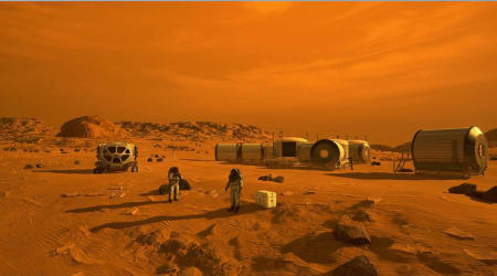 This U.S. startup has an ambitious plan to build a Martian city in the 2030s using autonomous AI robots