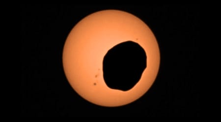 NASA's Perseverance captured a solar eclipse on Mars; see videos & images here