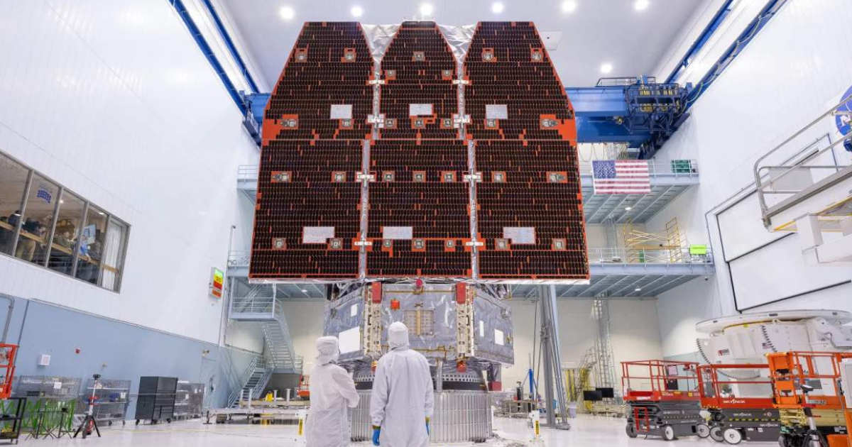ASA’s Nancy Grace Roman Space Telescope fully assembled at the agency’s Goddard Space Flight Center in Greenbelt, Md. (Representative Image Source: NASA/ Jolearra Tshiteya)