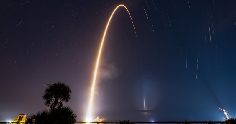 SpaceX's final Florida Starlink launch created a rare "jellyfish" view over New York City (watch video)