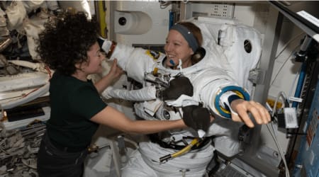NASA's Jessica Meir and ESA's Sophie Adenot to step out of ISS tomorrow for U.S. Spacewalk 99—here's all you need to know
