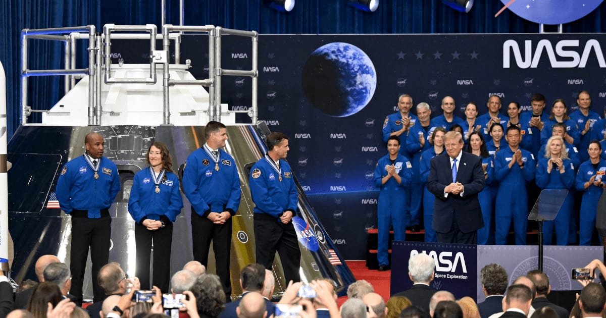 Image of NASA's Artemis II crew as they receive the Congressional Space Medal of Honor. (Cover Image Source: NASA)