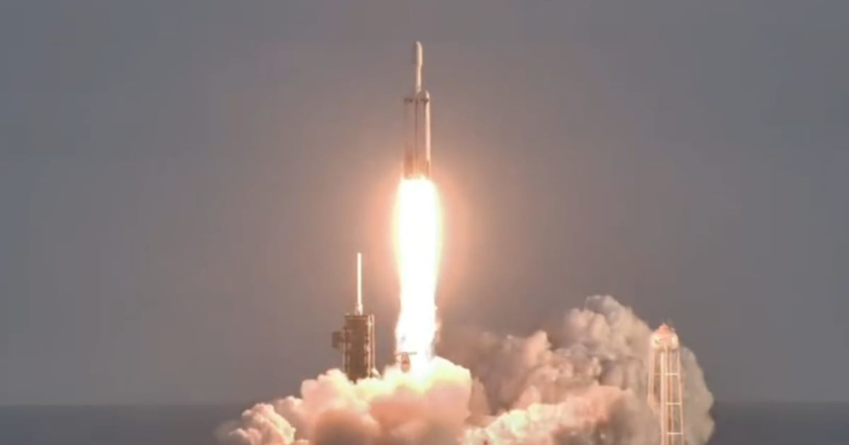SpaceX's Falcon Heavy rocket lifts off with NASA's Nancy Grace Roman Space Telescope from the Kennedy Space Center in Florida. — (Cover Image Source: SpaceX)