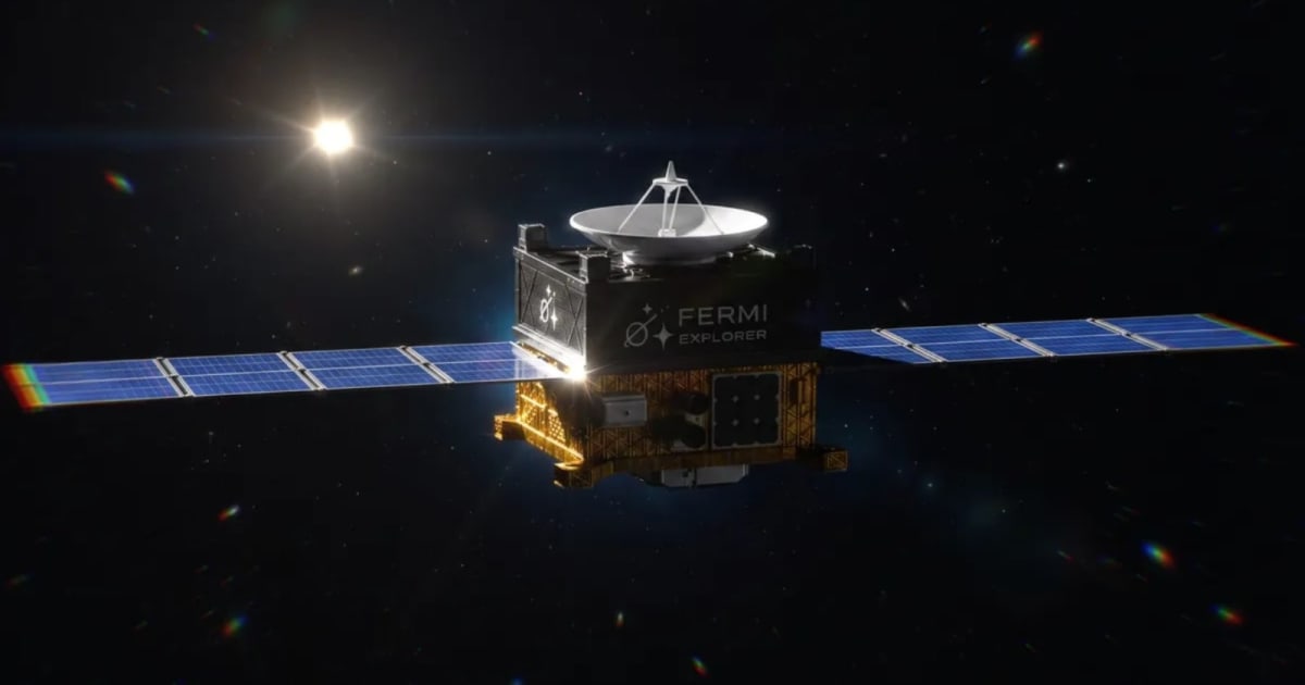 Artist's concept of the Fermi Explorer spacecraft heading toward the Alpha Centauri star system. — (Cover Image Source: Fermi Explorer Mission)