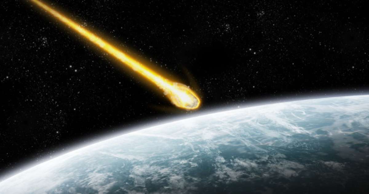 An illustration of a meteoroid entering Earth's atmosphere. (Representative Cover Image Source: Getty Images | Sdecoret)