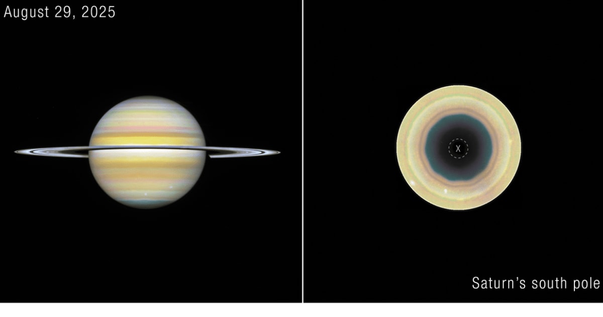 The 10-sided atmospheric wave at Saturn's south pole as observed by NASA's Hubble. [Cover image source: NASA, ESA, STScI, Agustin Sánchez-Lavega (UPV), Amy Simon (NASA-GSFC), Michael Wong (UC Berkeley); Image Processing: Alyssa Pagan]