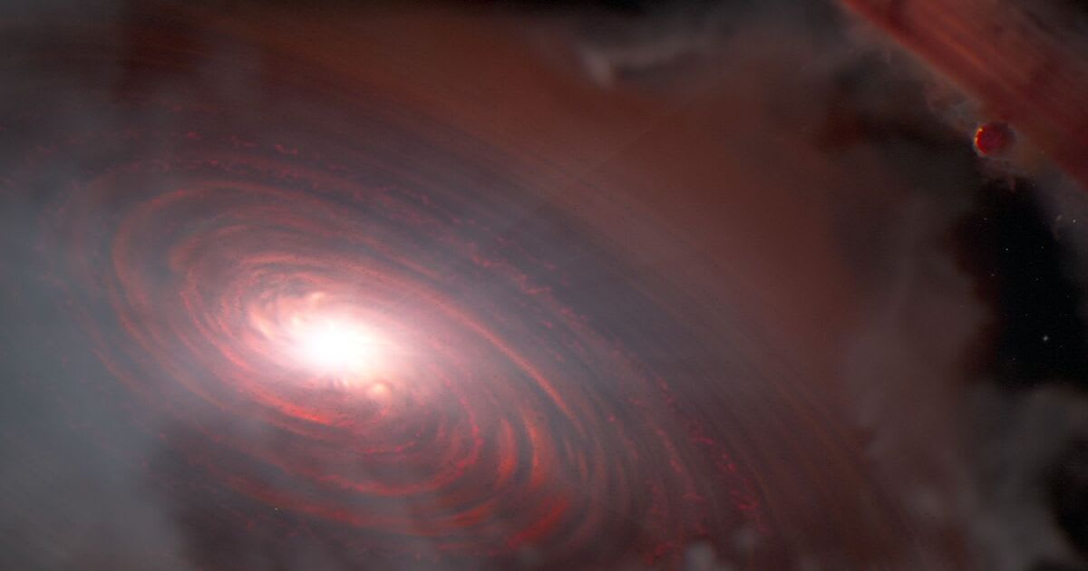 An artist’s concept of PDS 70 and its inner disk, where Webb detected water vapor.  (Cover Image Source: NASA, ESA, CSA, Joseph Olmsted (STScI))