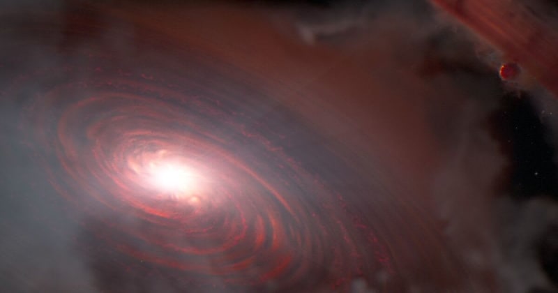 Did comets carry water to inner Solar System planets? Study of young star system offers clues
