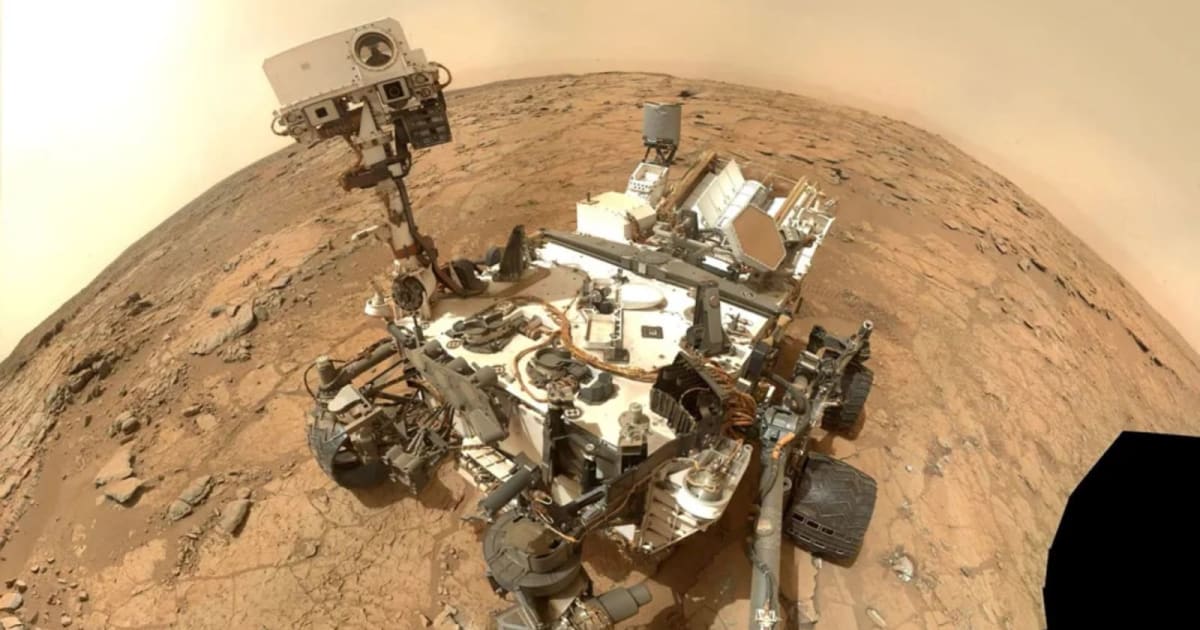 NASA's Curiosity rover takes a self-portrait at the Gale Crater on Mars on Feb. 3, 2013. — (Cover Image Source: NASA/JPL/MSSS)