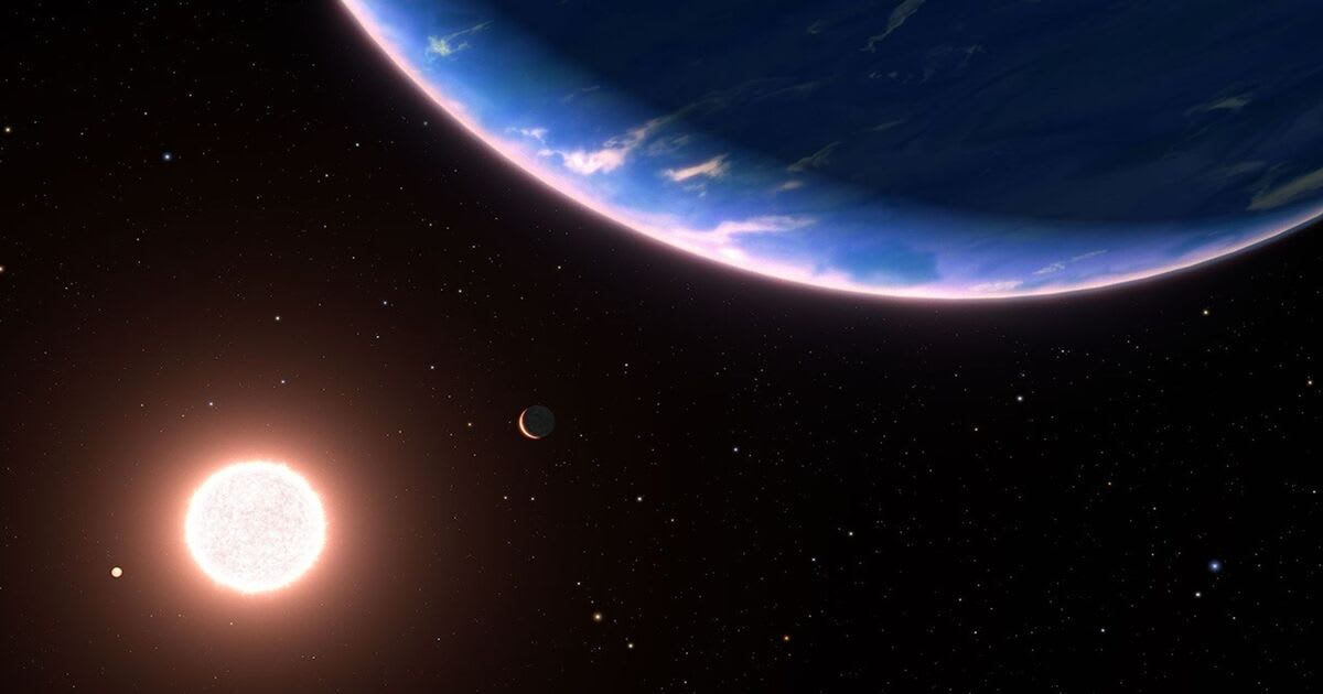 Artist’s concept of the exoplanet GJ 9827d, where NASA’s Hubble Space Telescope detected water vapor in the atmosphere. (Image Source: NASA, ESA, Leah Hustak (STScI), Ralf Crawford (STScI)