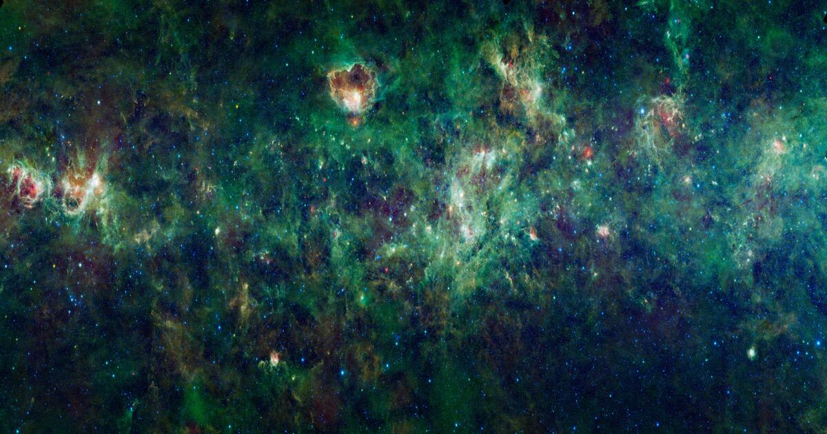 Cassiopeia and Cepheus stand out in this wide infrared view of the Milky Way. (Image Source: NASA)