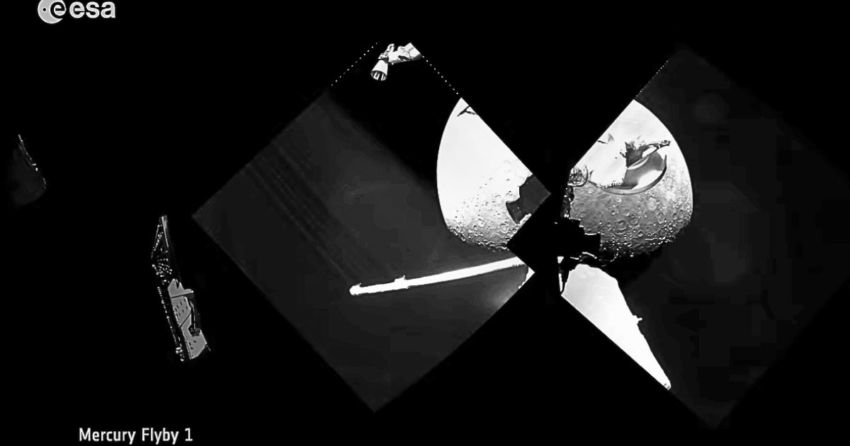 Mercury captured by BepiColombo's monitoring camera during one of its flybys past the planet. (Cover Image Source: ESA/BepiColombo/MTM)