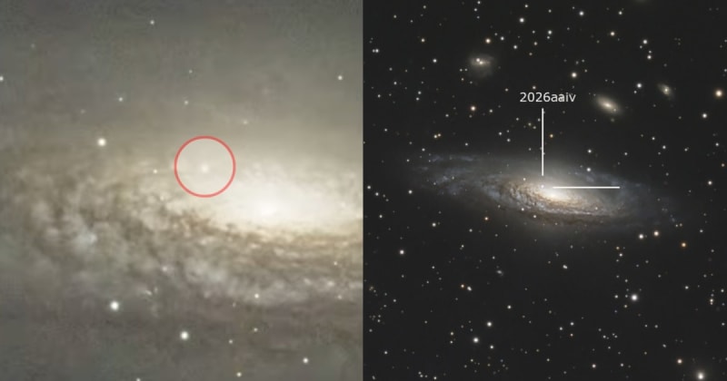 Rare supernova lights up spiral galaxy 45 million light-years away; check out these pictures
