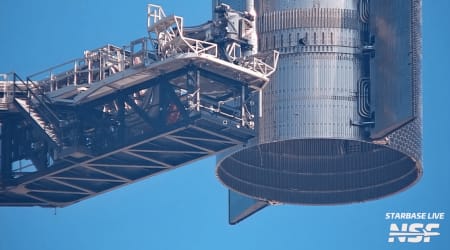 SpaceX hoists Starship upper stage on chopstick arms: Could Flight 15 finish with a tower catch?